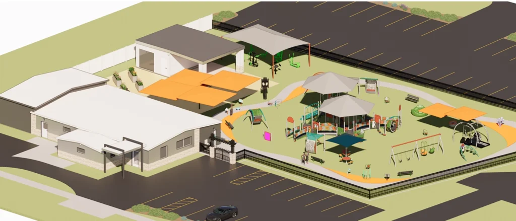 Opportunities Inc Inclusive Center & Park overview rendering